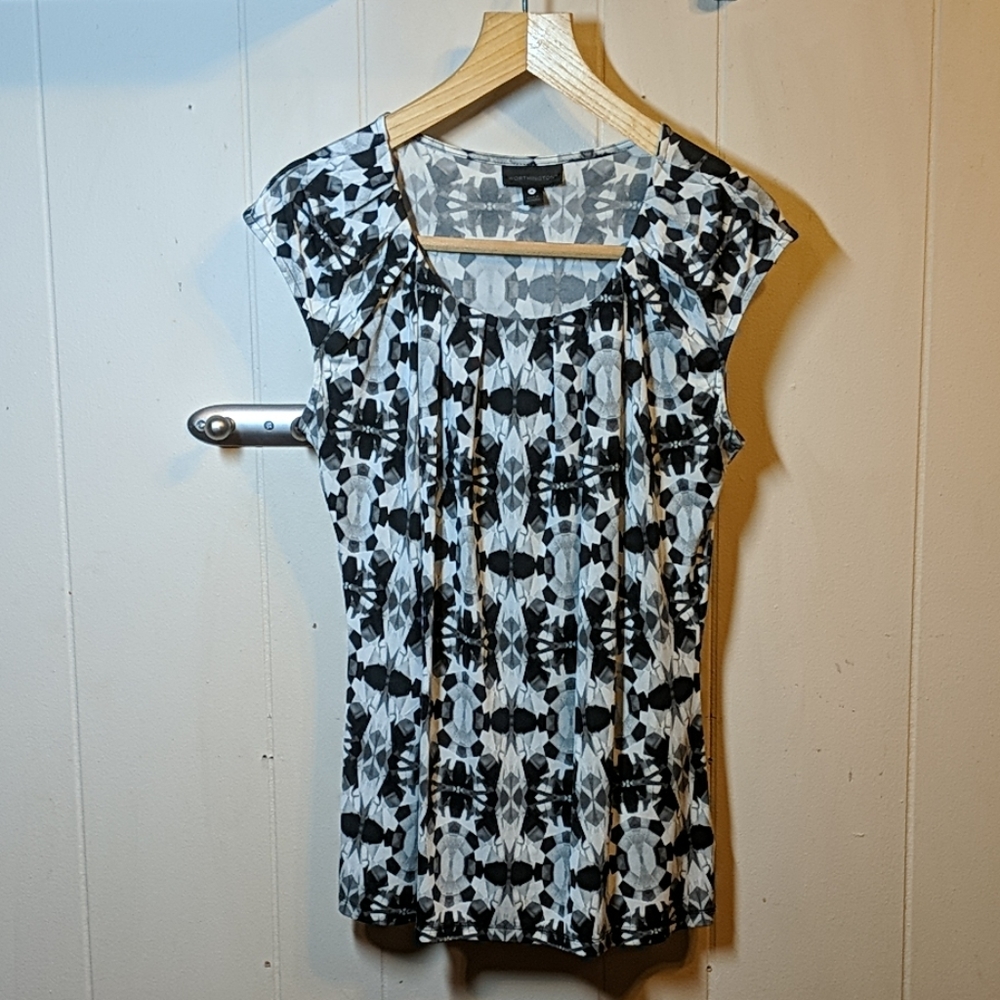 Worthington silky blouse Sz M